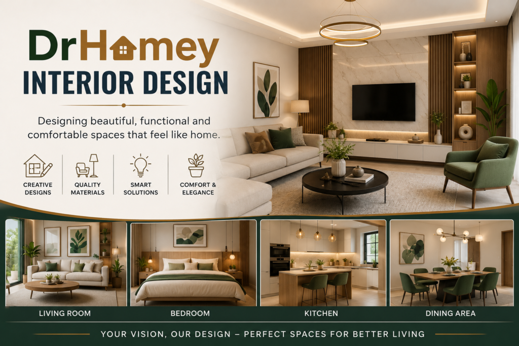 DrHomey Interior Design: Creating Beautiful and Comfortable Living Spaces