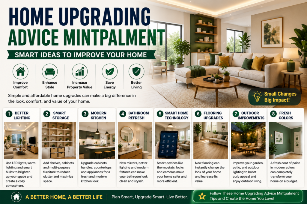 Home Upgrading Advice Mintpalment – Smart and Affordable Home Upgrade Ideas