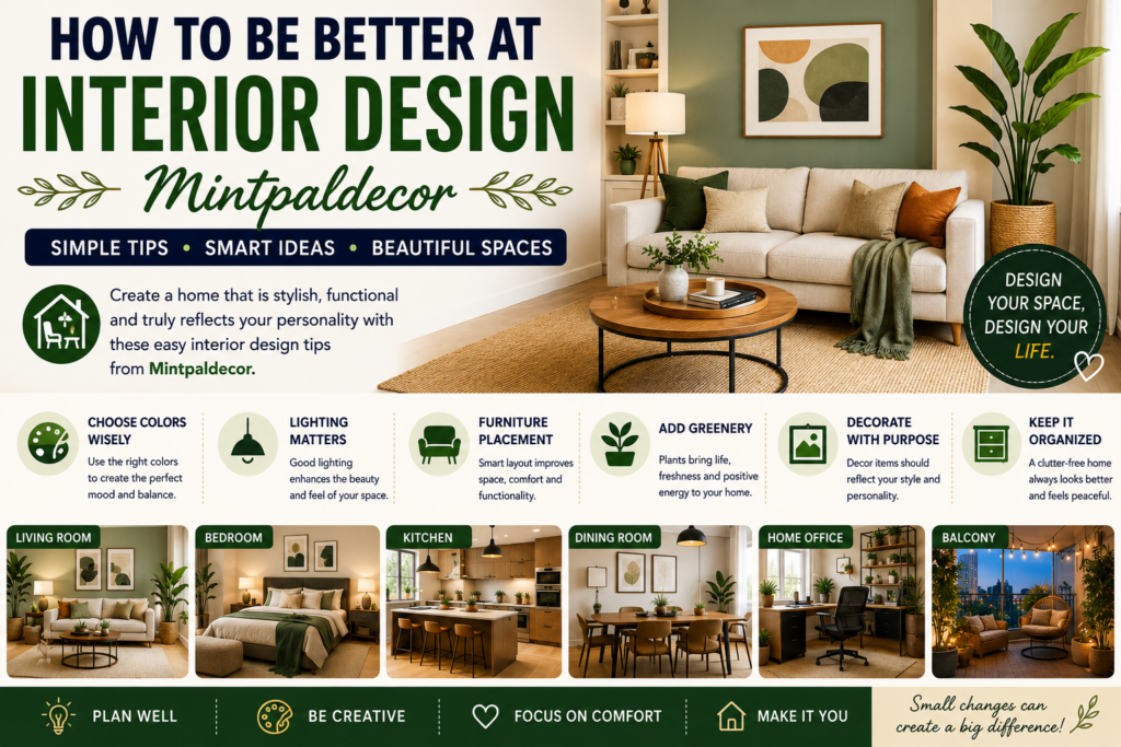 How to Be Better at Interior Design Mintpaldecor – Smart Home Styling Guide